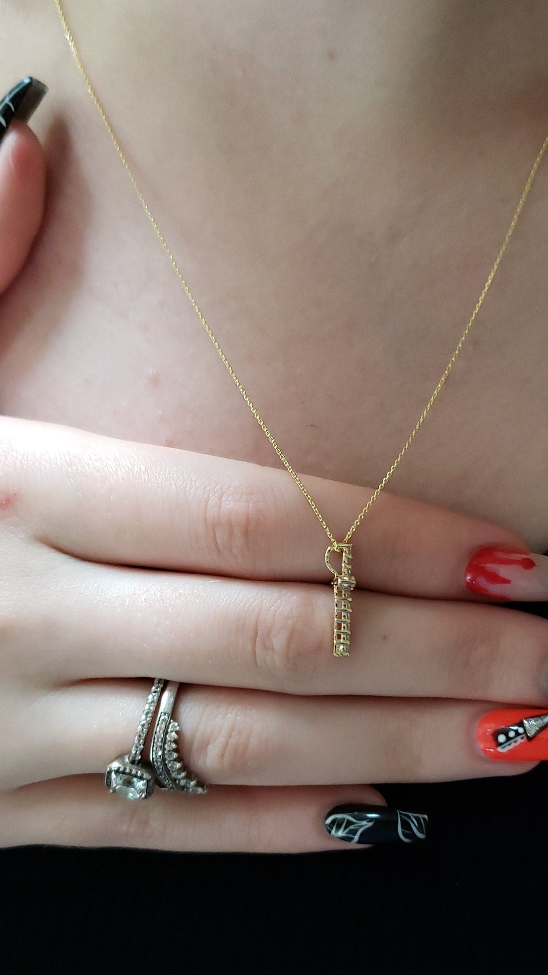 4TCW Cross Moissanite Diamond Necklace for Women